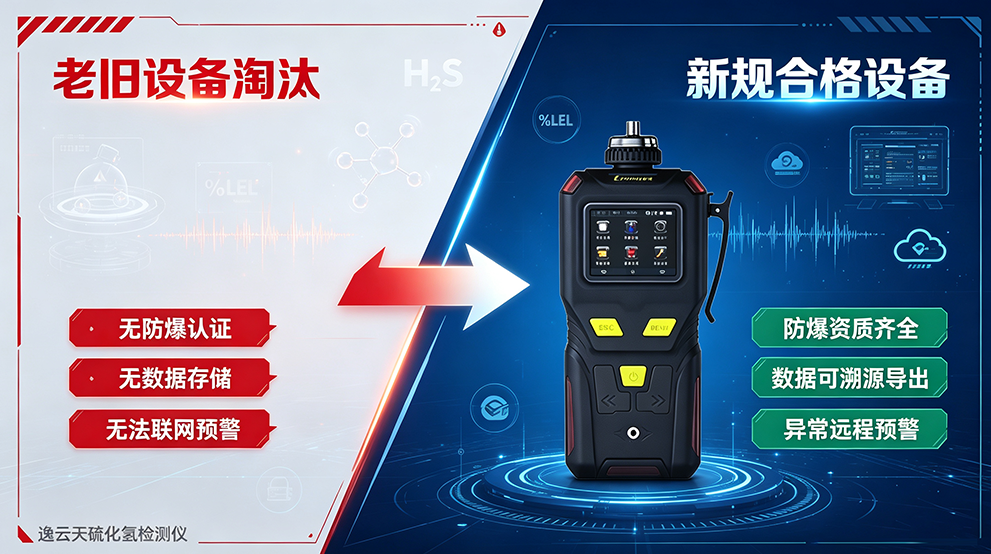  2026新规双重收紧！硫化氢检测仪告别“摆设化”，三项硬性验收标准倒逼老旧设备全面淘汰
