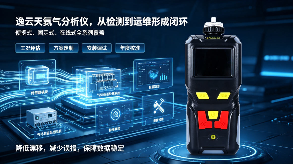 氨气国产探花视频在线观看该怎么选？电化学与红外技术的工况适配差异解析